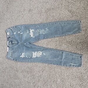 Judy Blue mid rise skinny lace patched jeans 13/31